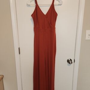 Elegant Rust Jumpsuit